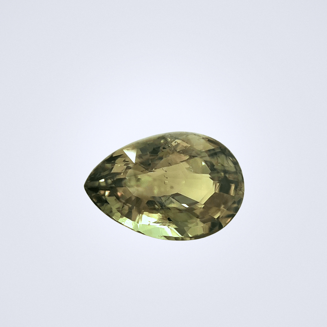 pear shaped natural alexandrite chrysoberyl