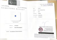 2.56CTS Unheated Blue Sapphire - Benny's Gems Creations