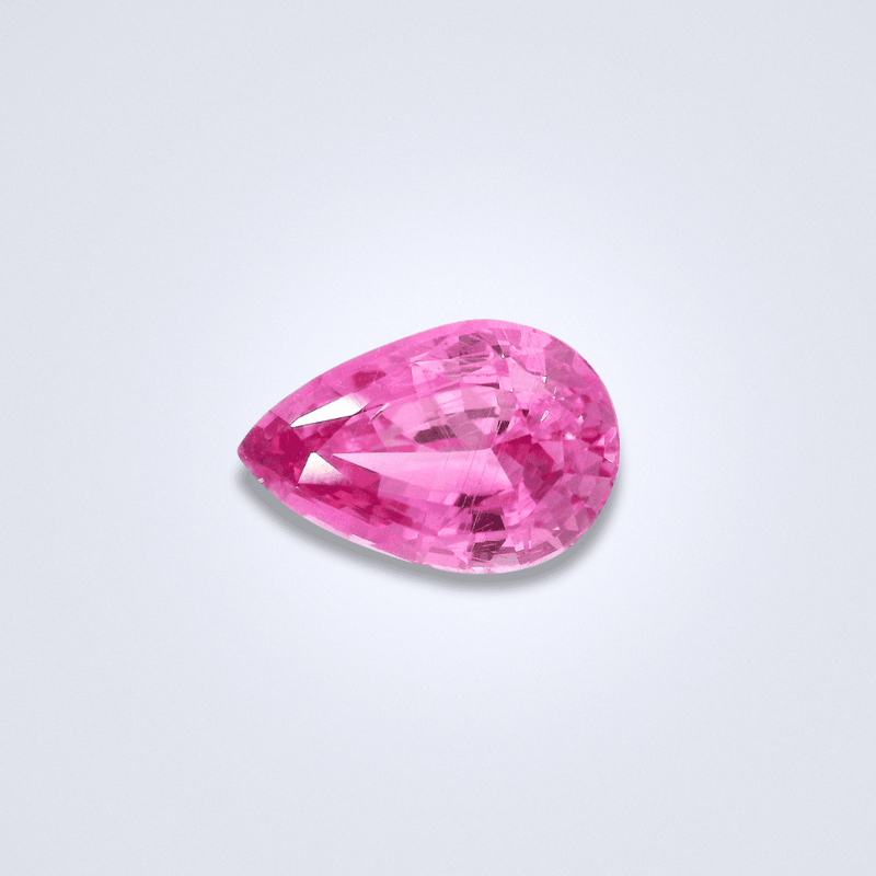 2.56CTS Unheated Vivid Pink Sapphire - Benny's Gems Creations