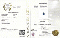 2.61CTS Unheated Royal Blue Sapphire - Benny's Gems Creations