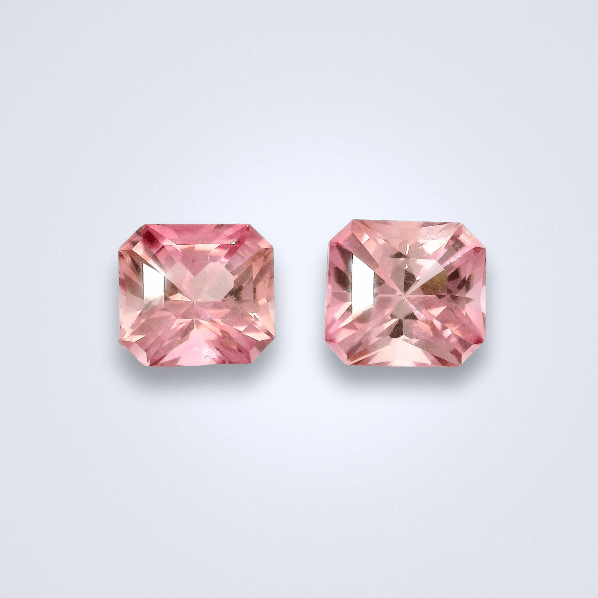2.66CTS Pink Tourmaline Pair - Benny's Gems Creations