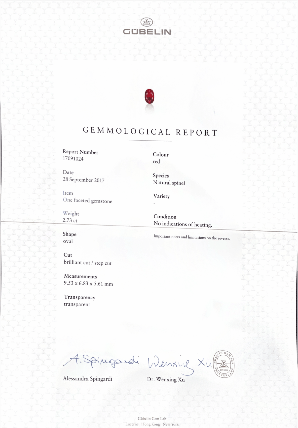 2.73CTS Unheated Spinel - Benny's Gems Creations
