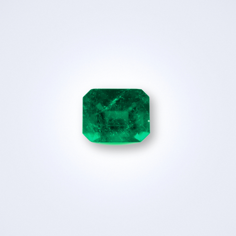 2.86Cts Vivid Green Muzo Emerald - Benny's Gems Creations