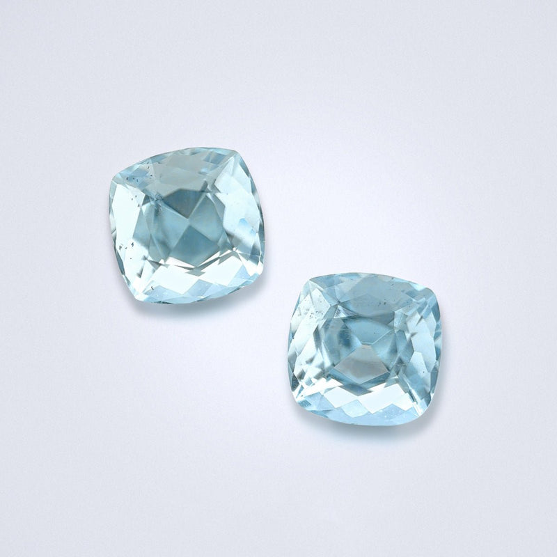 2.91CTS Light Blue Aquamarine Pair - Benny's Gems Creations
