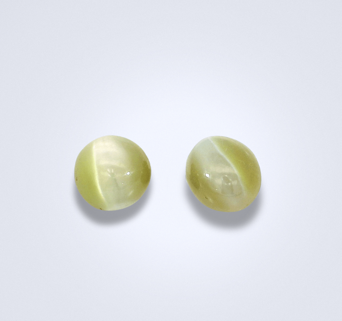 3.68cts Cat's Eye Chrysoberyl Pair - Benny's Gems Creations
