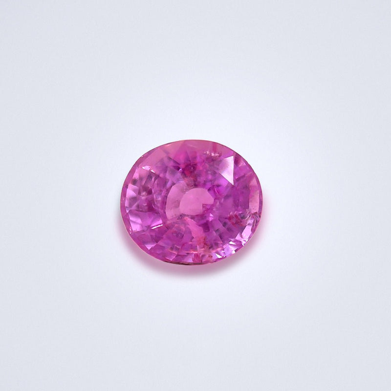 3.03CTS Unheated Vivid Pink Sapphire - Benny's Gems Creations