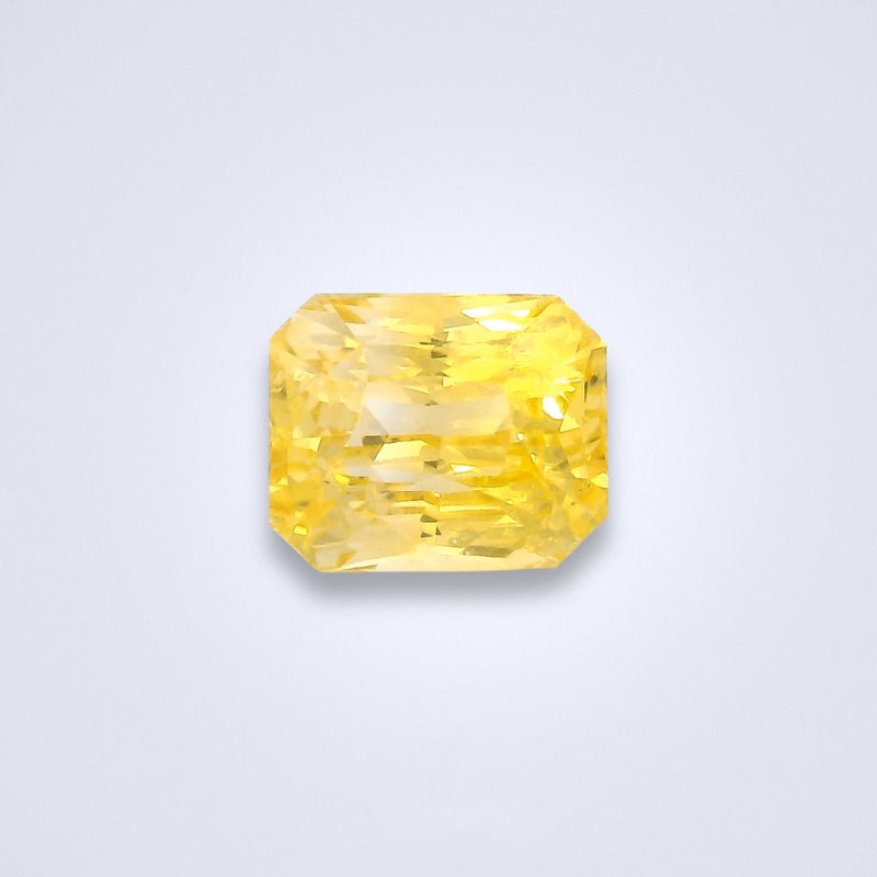 3.04cts Unheated Yellow Sapphire - Benny's Gems Creations