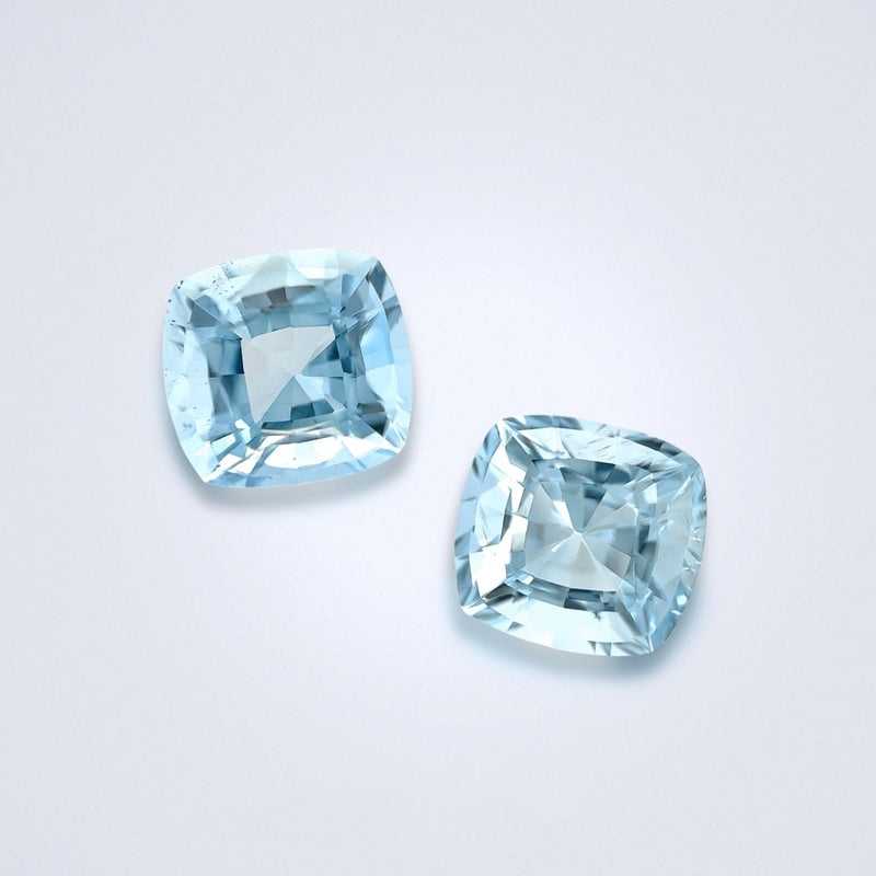 3.10CTS Aquamarine Pair - Benny's Gems Creations