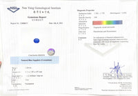 3.26Cts Unheated Blue Sapphire - Benny's Gems Creations