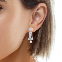 Ethereal Cascade Diamond Earrings