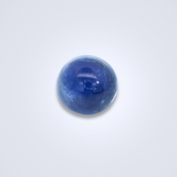3.32CTS Unheated Cabochon Burmese Blue Sapphire - Benny's Gems Creations