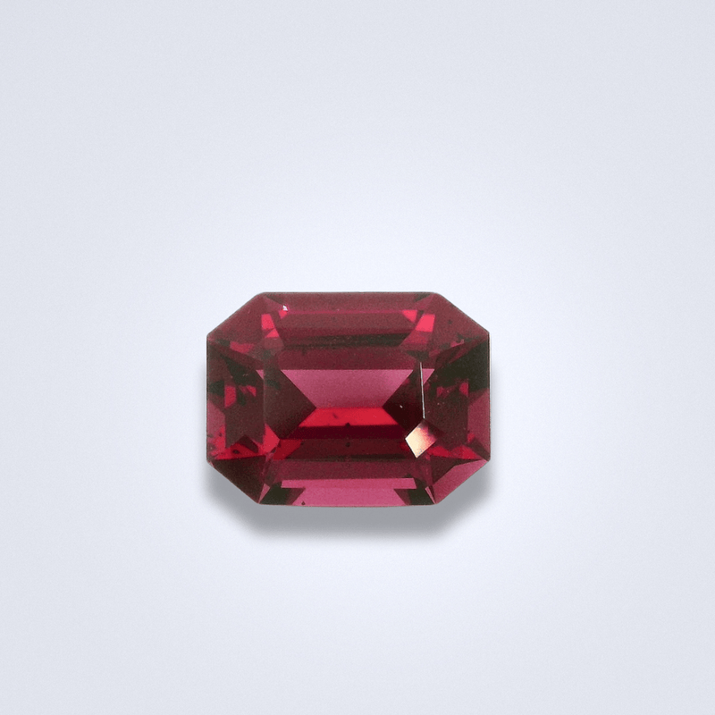 3.33Cts Natural Red Octagon Garnet - Benny's Gems Creations