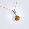 Brilliant Yellow Diamond Pendant