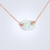 icy jadeite link necklace