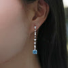multiwear santa maria aquamarine diamond earrings