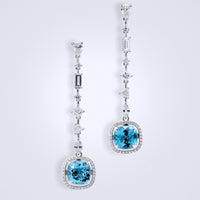 Multiwear Santa Maria Aquamarine Diamond Earrings