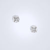 small illusion diamond earrings 5.80mm