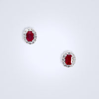 lush ruby diamond earrings