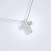 little baguette diamond cross