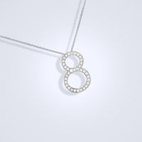 Lucky Number 8 Diamond Pendant