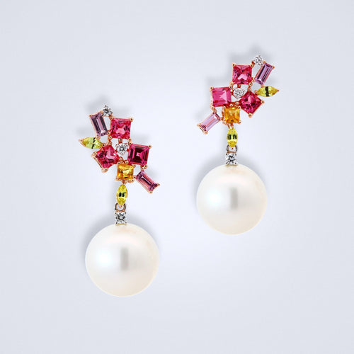 candy galore pearl multiwear earrings