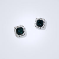 Classic Spinel Diamond Earrings