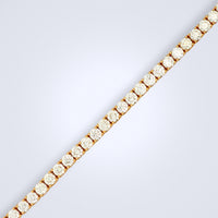 Lush Yellow Gold Tennis Bracelet