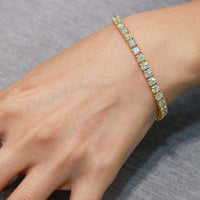 Lush Yellow Gold Tennis Bracelet