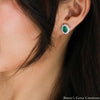 Emerald Glitz Diamond Earrings