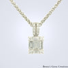 Sweet Baguette Diamond Pendant