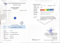 4.28cts Unheated Vivid Blue Sapphire - Benny's Gems Creations