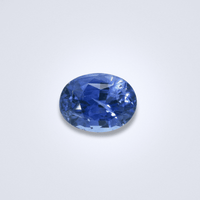 4.06CTS Unheated Cornflower Sapphire - Benny's Gems Creations