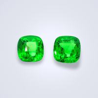 4.09CTS Vivid Green Tsavorite Pair - Benny's Gems Creations