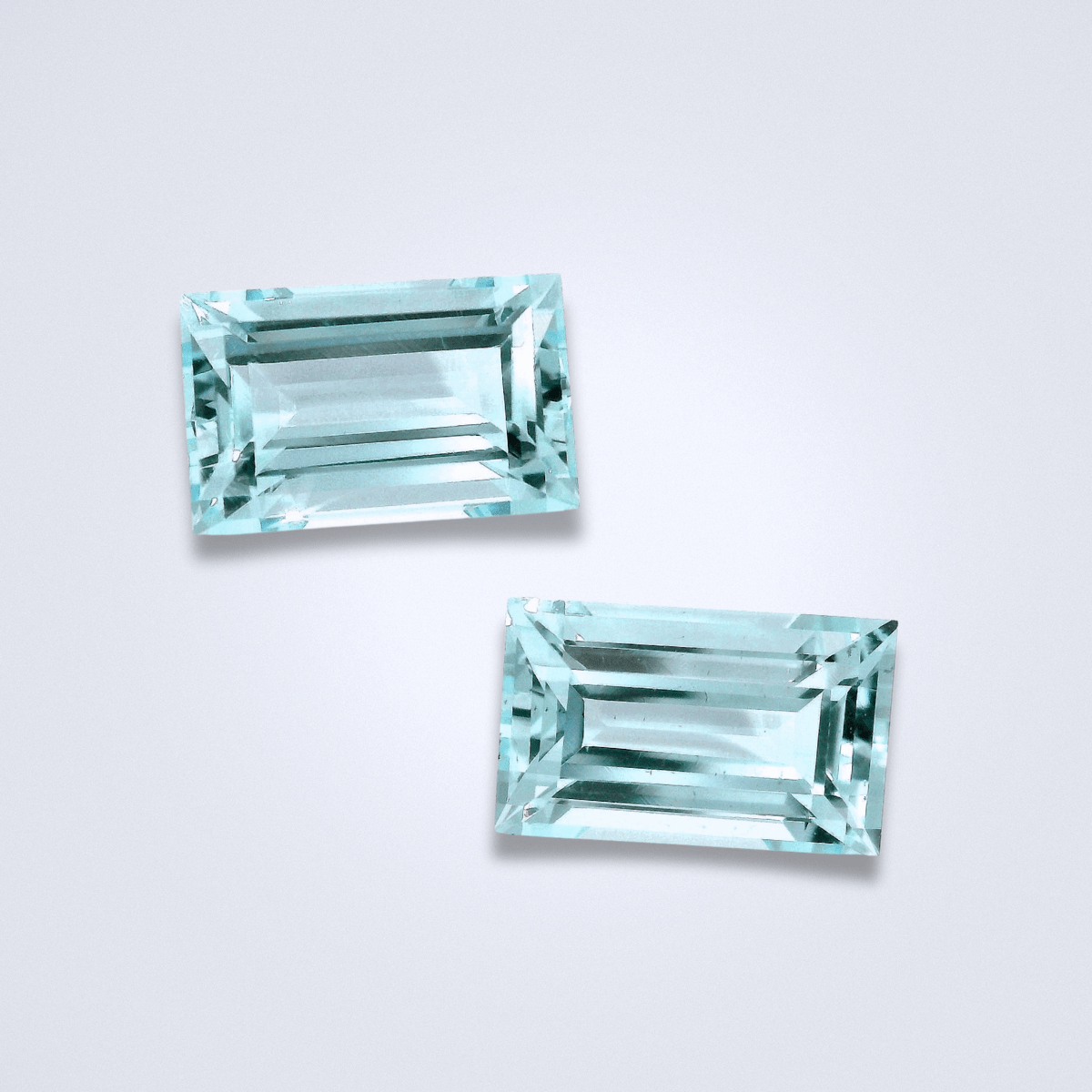 4.16CTS Aquamarine Pair - Benny's Gems Creations