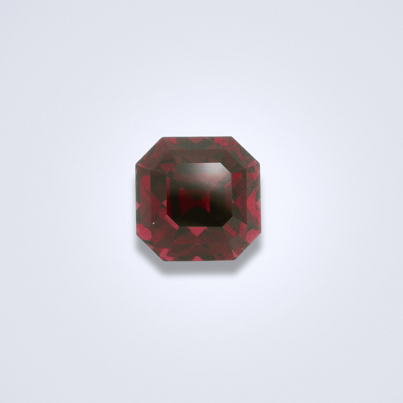 4.49cts Natural Red Square Octagon Garnet - Benny's Gems Creations