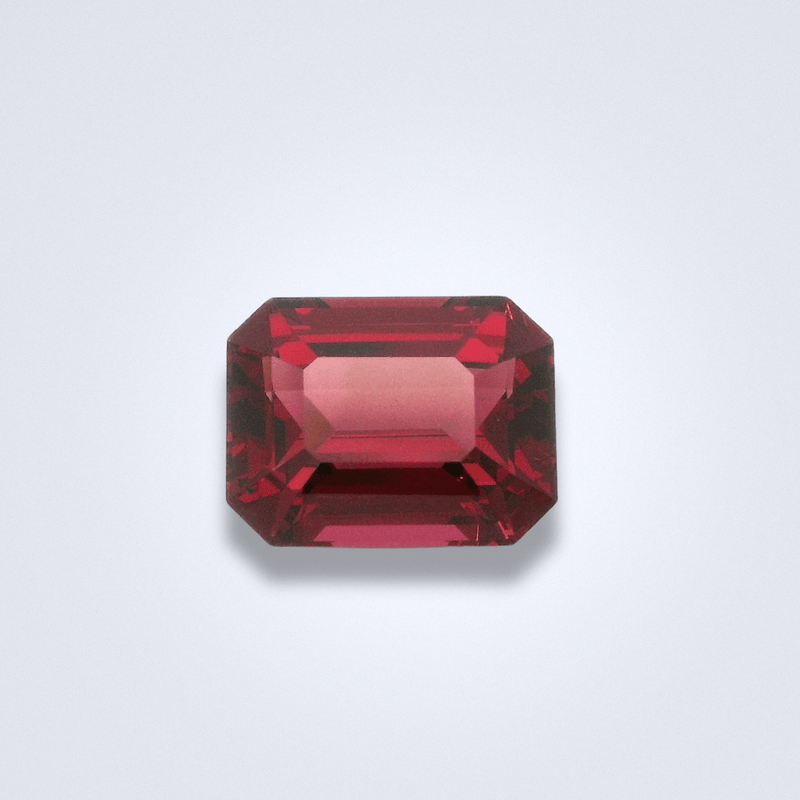 4.62cts Natural Octagon Red Garnet - Benny's Gems Creations