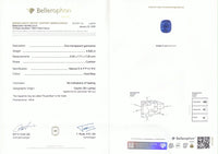4.62CTS Unheated Royal Blue Sapphire - Benny's Gems Creations