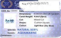 4.66CTS Aquamarine Pair - Benny's Gems Creations