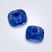 5.11cts Unheated Blue Sapphire Pair - Benny's Gems Creations
