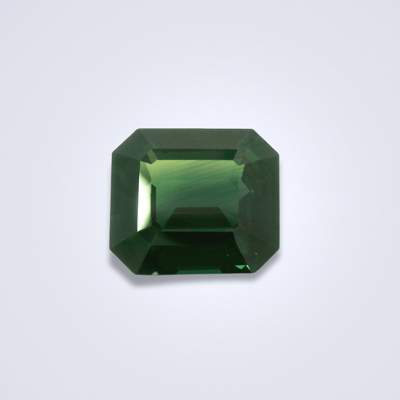 5.43CTS Unheated Green Sapphire - Benny's Gems Creations