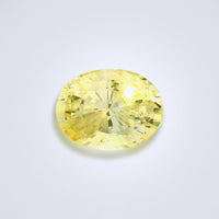 6.26cts Unheated Light Yellow Sapphire - Benny's Gems Creations