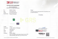 7.01CTS Colombian Emerald - Benny's Gems Creations