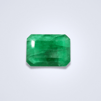 7.03CTS Natural Emerald in Emerald Cut - Benny's Gems Creations