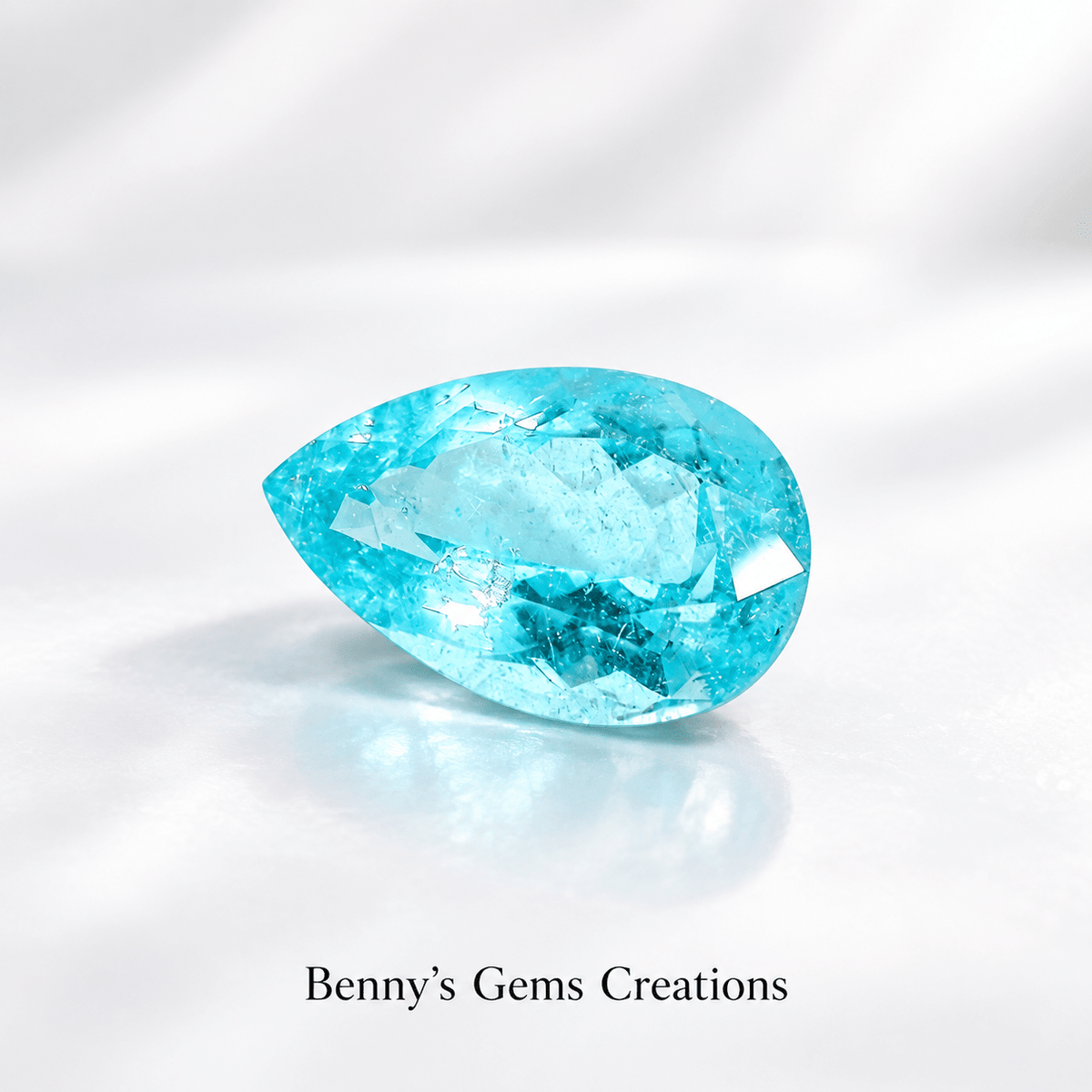 7.11Cts Unheated Brazilian Paraiba - Benny's Gems Creations