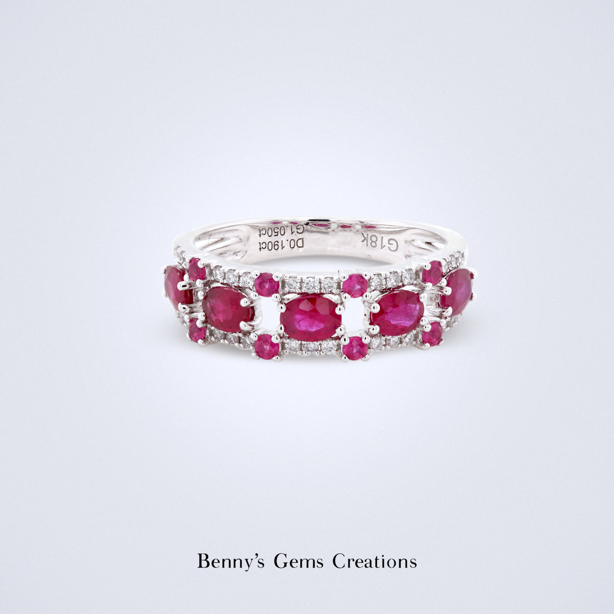 Rubis Cascade Ruby & Diamond Ring
