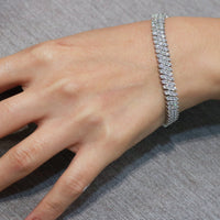 Delicate Flow Diamond Bracelet