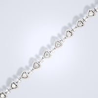 Fancy Trillion Diamond Bracelet