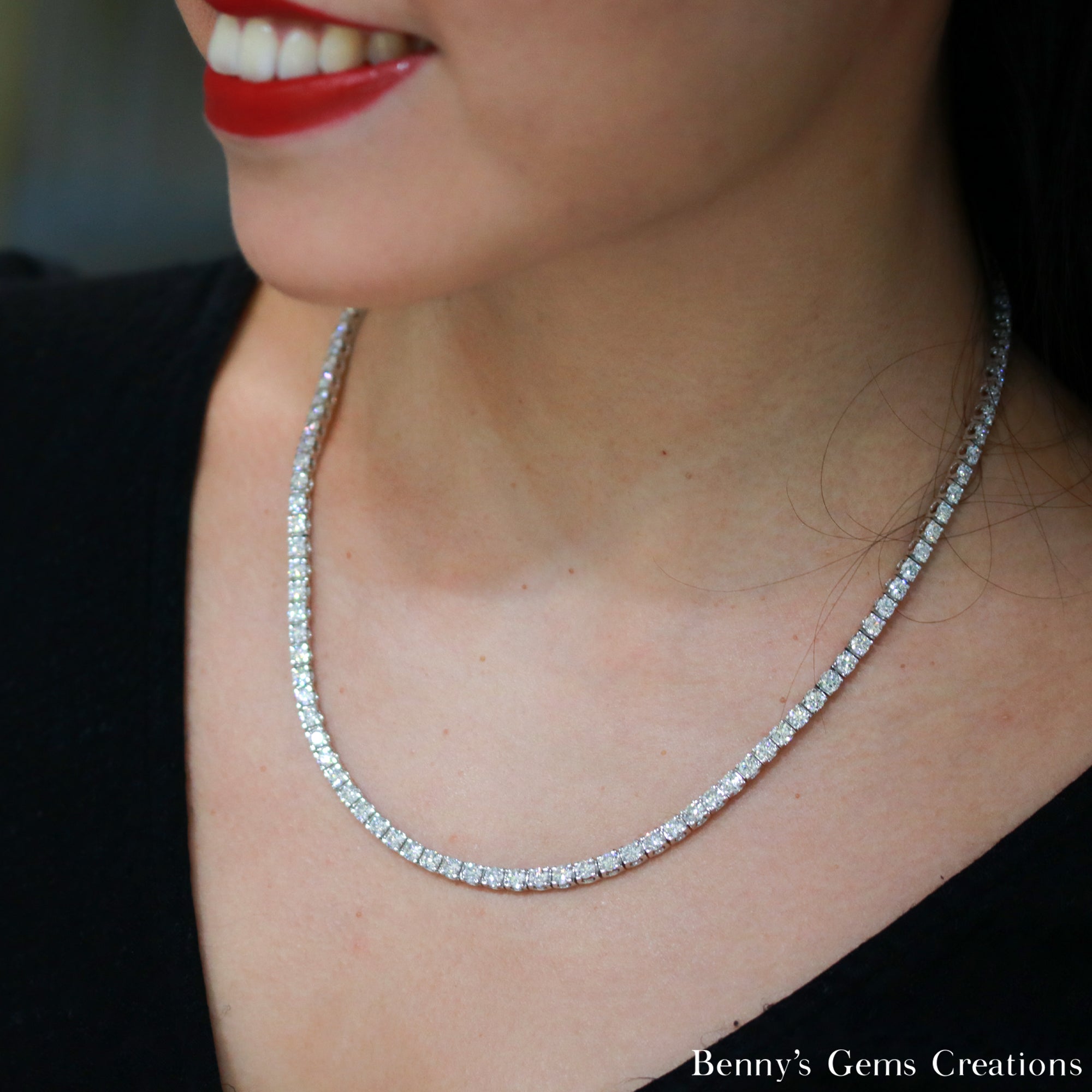Brilliant Diamond Necklace - Benny's Gems Creations