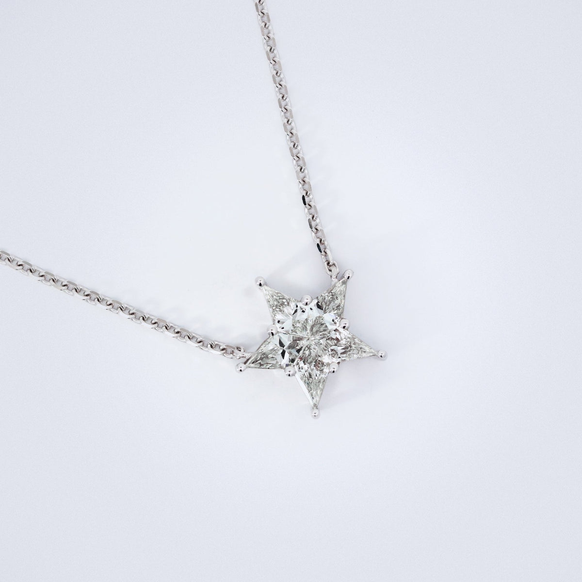 Brilliant Star Diamond Necklace - Benny's Gems Creations