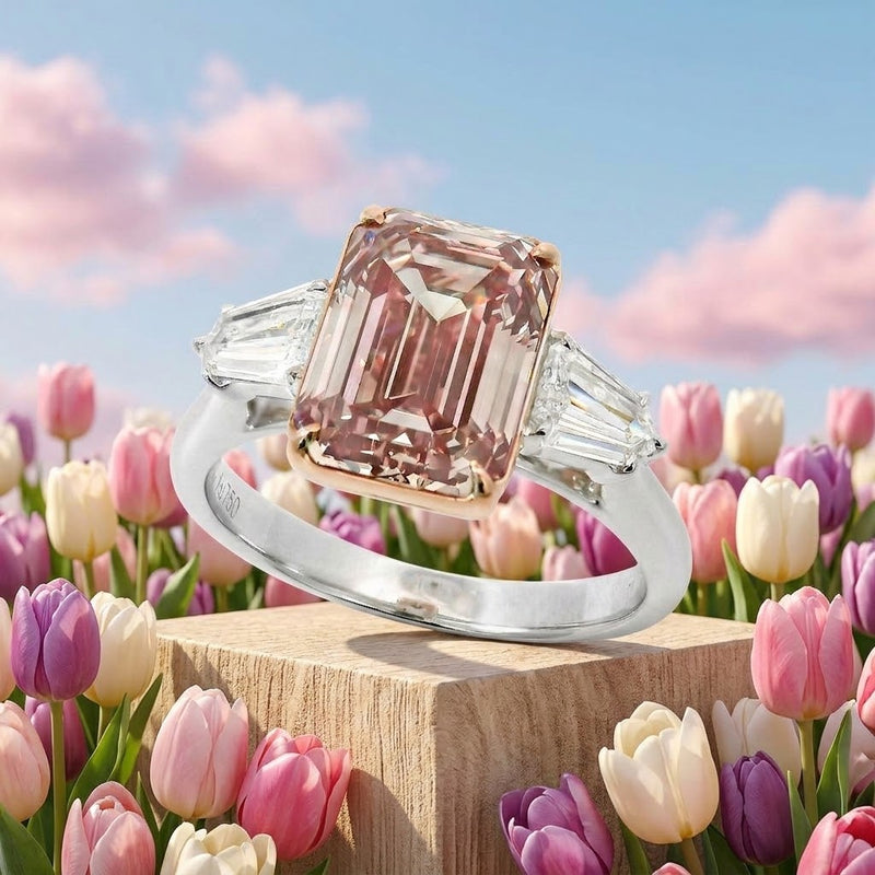 Fantasy Trilogy Diamond Ring - Benny's Gems Creations